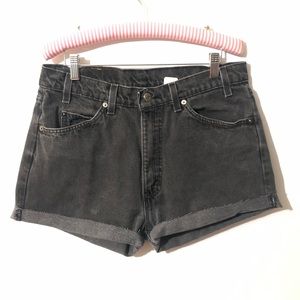 Vintage Levi’s 505 Orange Tab High Waist Shorts 8